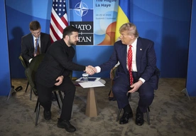 Wołodymyr Zełenski i Donald Trump