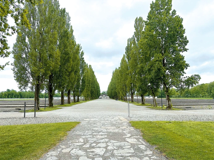 Na terenie KL Dachau mieściły się 34 baraki – mieszkalne i funkcyjne. 