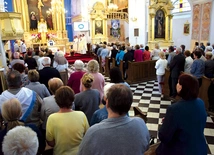 Msza św. w kościele sanktuaryjnym w Wysokim Kole.