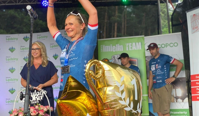 Lędziny. Powitanie Anety Lamik - ultrakolarki, która brała udział w "Race Across America" [ZDJĘCIA]