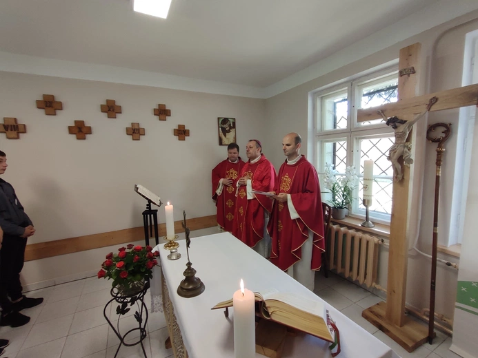 Nowa kaplic w Ośrodku Wychowawczym