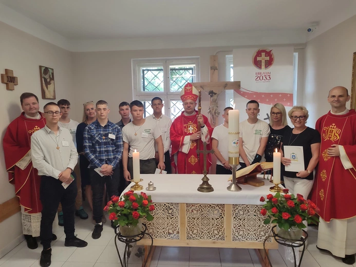 Nowa kaplic w Ośrodku Wychowawczym