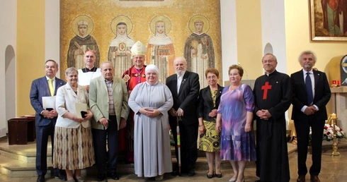 Wręczenie medali Servire Populo
