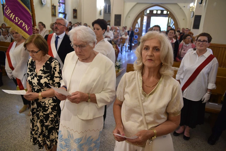 Sztandar Arcybractwa NSPJ w Marcinkowicach