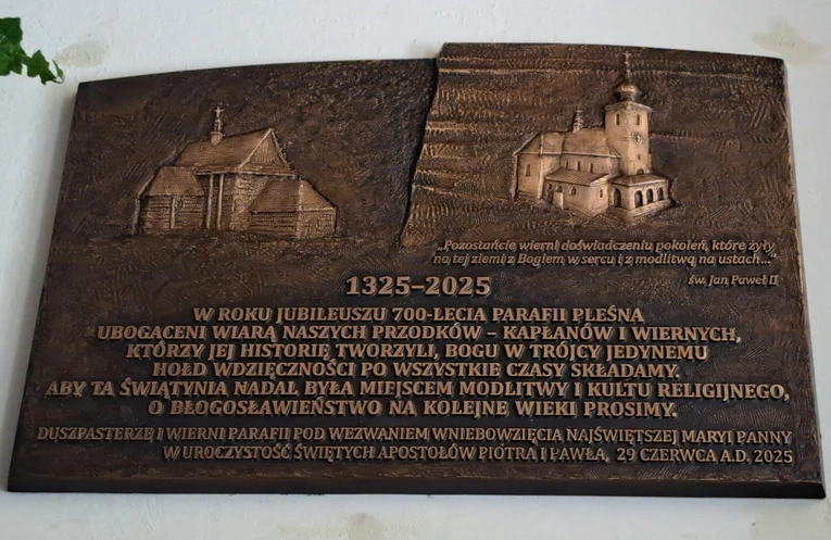 700-lecie parafii w Pleśnej