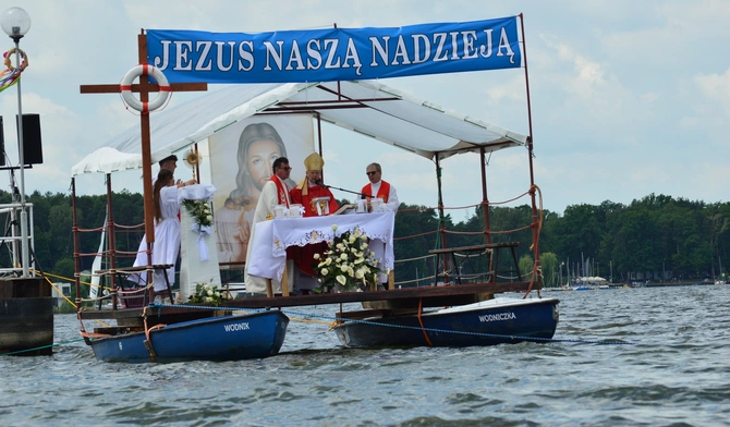 Rybnik. XVII Msza św. na wodzie