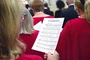 Uczestnicy wspólnie wykonali  m.in. rocznicowy hymn „W śląskiej ziemi”.
