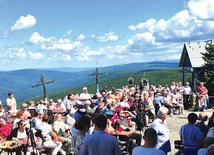 Liturgia  w prawdziwie górskich warunkach. 