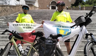 Z modlitwą do Rzymu. Wyczyn? Tak, bo rowerem.