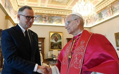Leon XIV przyjął na audiencji prezydenta RP Andrzeja Dudę