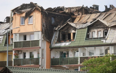 Pożar w Ząbkach. Apel bp. Kamińskiego o pomoc dla poszkodowanych
