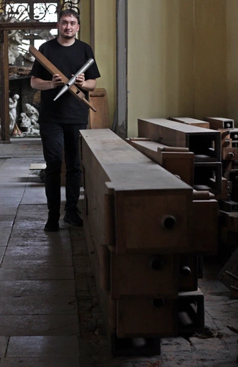 Remont 100-letnich organów Sauera w kościele uniwersyteckim we Wrocławiu