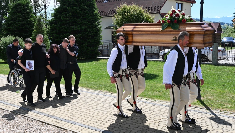 Pogrzeb wieloletniego organisty z Czarnego Dunajca