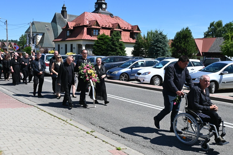 Pogrzeb wieloletniego organisty z Czarnego Dunajca