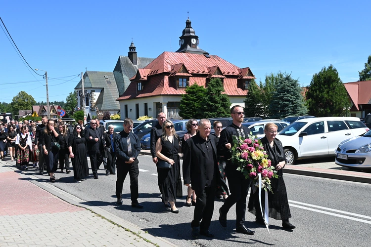 Pogrzeb wieloletniego organisty z Czarnego Dunajca