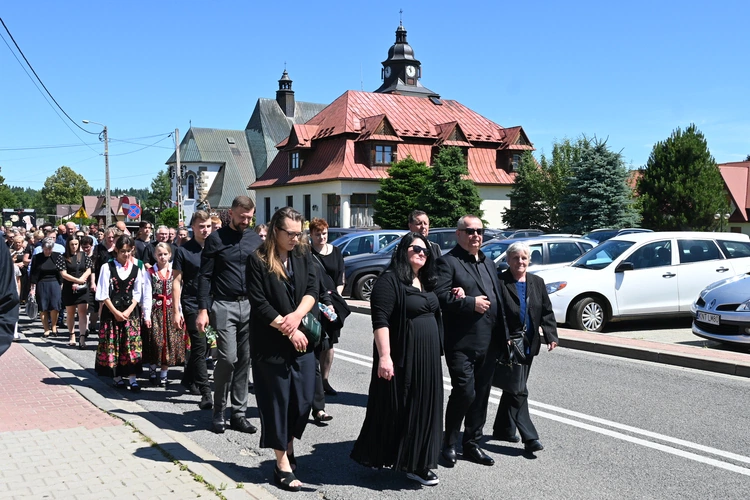 Pogrzeb wieloletniego organisty z Czarnego Dunajca