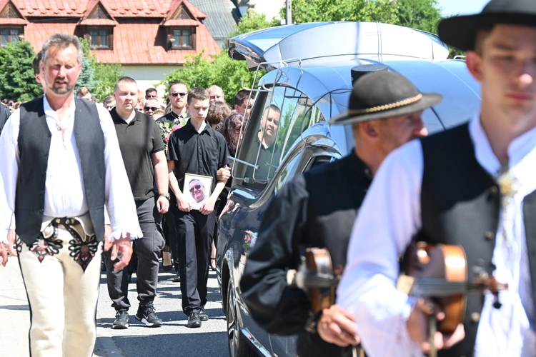 Pogrzeb wieloletniego organisty z Czarnego Dunajca