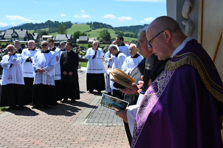 Pogrzeb wieloletniego organisty z Czarnego Dunajca