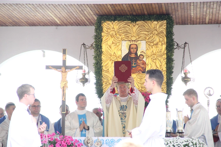 Złote serce, złota róża i prośba z czterech stron diecezji