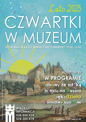 "Lato w Zamku" oraz półkolonie z Muzeum Zamkowym w Sandomierzu