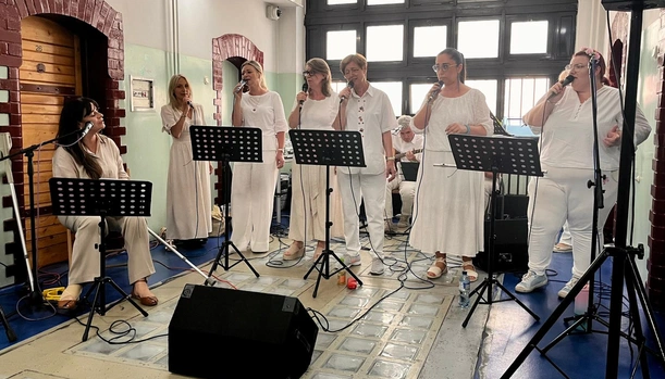 Katowice. Koncert zespołu Gloria Dei w Areszcie Śledczym