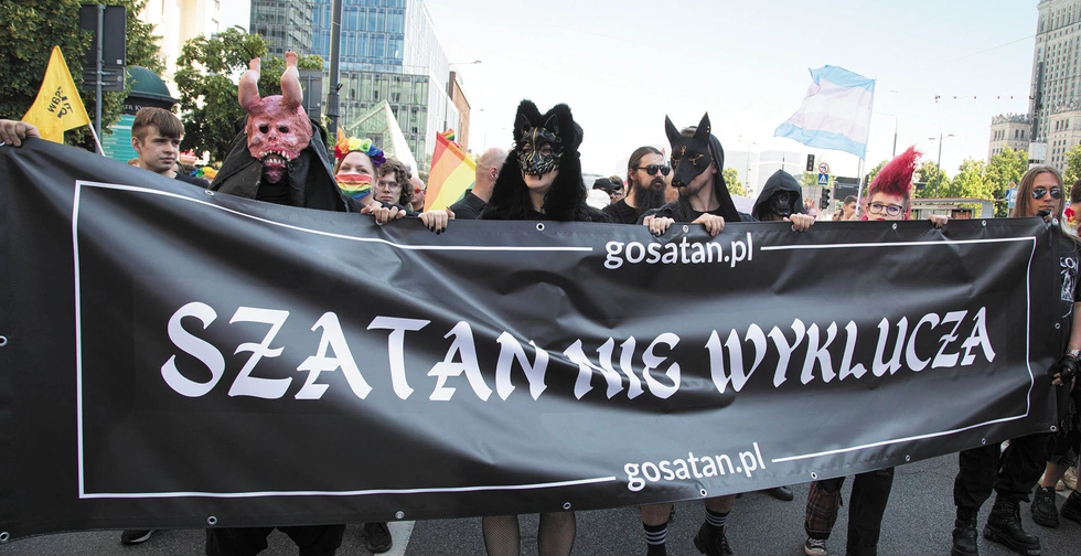 Warszawa, 14.06.2025. Parada równości przechodząca ulicami Warszawy. 