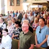Wierni licznie przybyli  na uroczystości jubileuszowe.