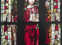 „Św. Henryk”, 1908 r., Mayer'sche Hofkunstanstalt; kościół Krzyża Świętego, Bytom-Miechowice. 