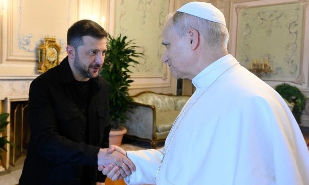 Zełenski po spotkaniu z Papieżem: Bardzo liczymy na pomoc Ojca Świętego