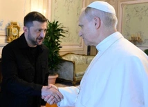 Zełenski po spotkaniu z Papieżem: Bardzo liczymy na pomoc Ojca Świętego