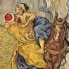 Miłosierny Samarytanin (według Delacroix) na płótnie Vincenta van Gogha