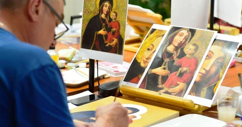 Warsztaty malowania ikony MB Gietrzwałdzkiej