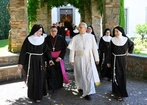 Papież odwiedził klaryski w Albano
