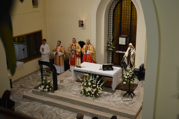 Msza św. w katowickim Karmelu