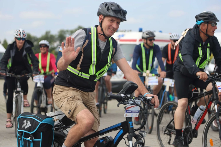 Rowerowa Pielgrzymka Tarnowska w drodze