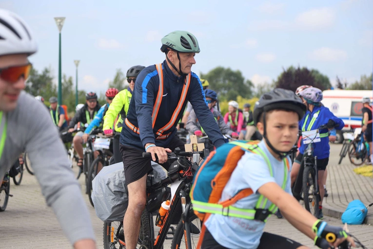 Rowerowa Pielgrzymka Tarnowska w drodze