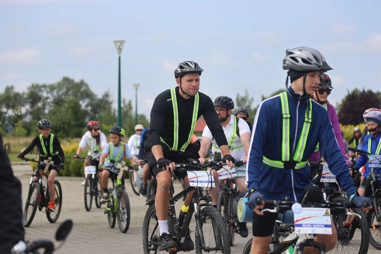 Rowerowa Pielgrzymka Tarnowska w drodze