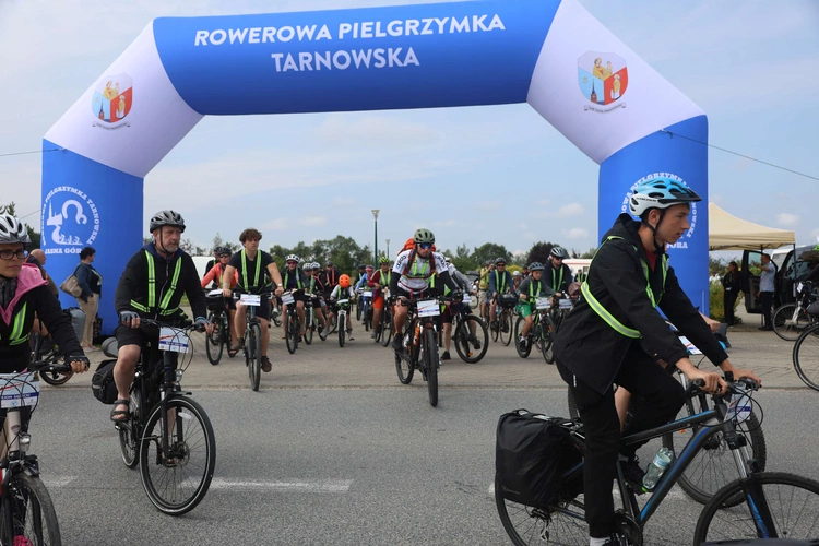 Rowerowa Pielgrzymka Tarnowska w drodze