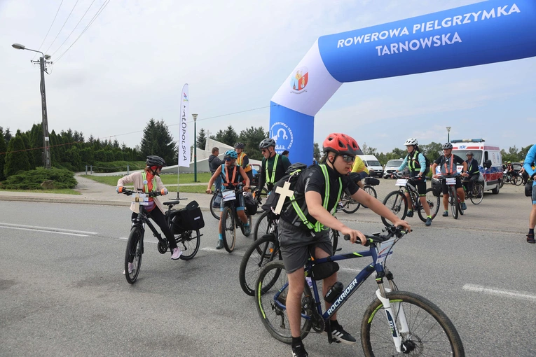 Rowerowa Pielgrzymka Tarnowska w drodze