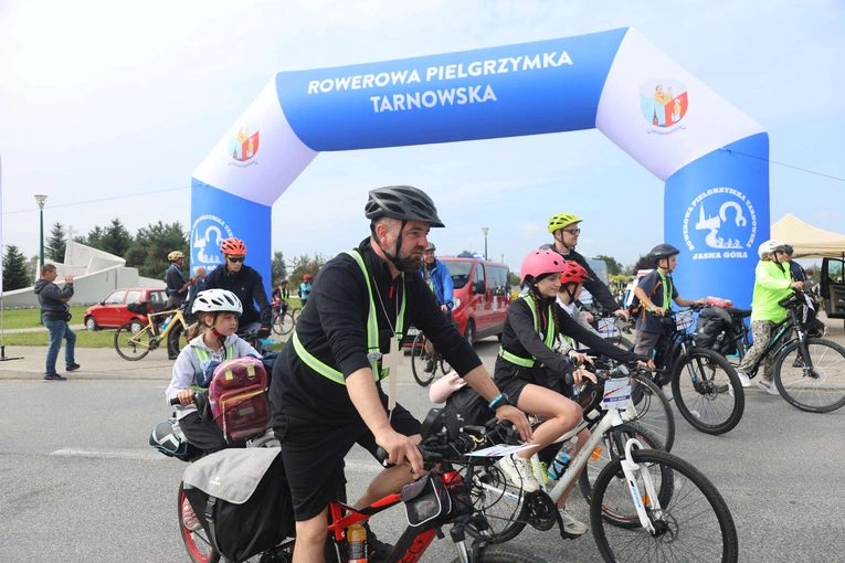Rowerowa Pielgrzymka Tarnowska w drodze