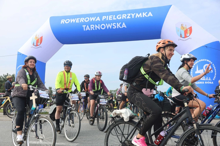 Rowerowa Pielgrzymka Tarnowska w drodze