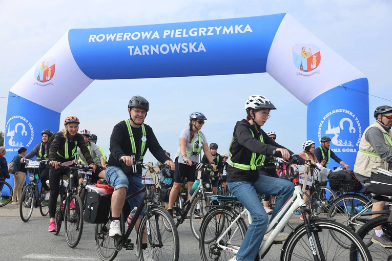 Rowerowa Pielgrzymka Tarnowska w drodze