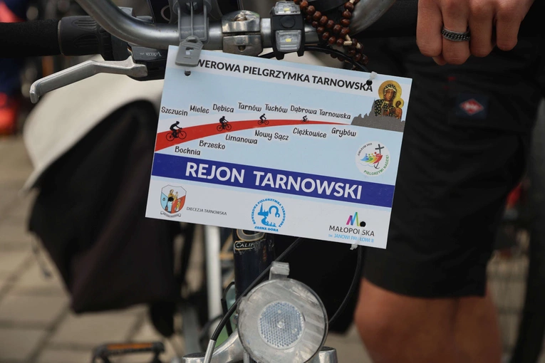 Rowerowa Pielgrzymka Tarnowska w drodze