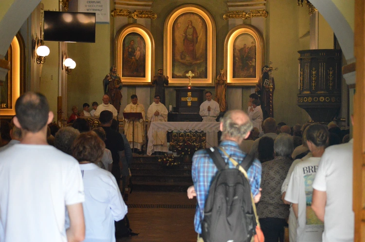 Msza św. w intencji pielgrzymów w Jastrzębiu-Zdroju