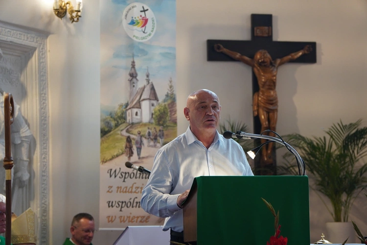 Gać. Wprowadzenie relikwii św. Maksymiliana Marii Kolbego 