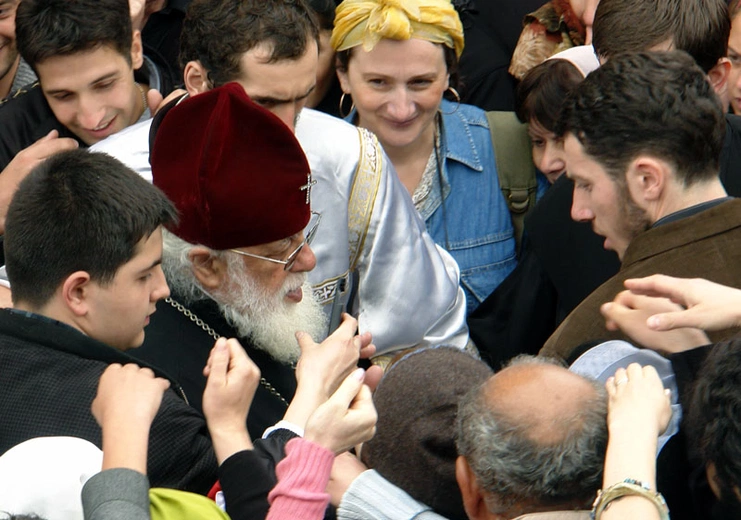 Gruziński patriarcha Eliasz II ma już 50 tysięcy "chrześniaków"