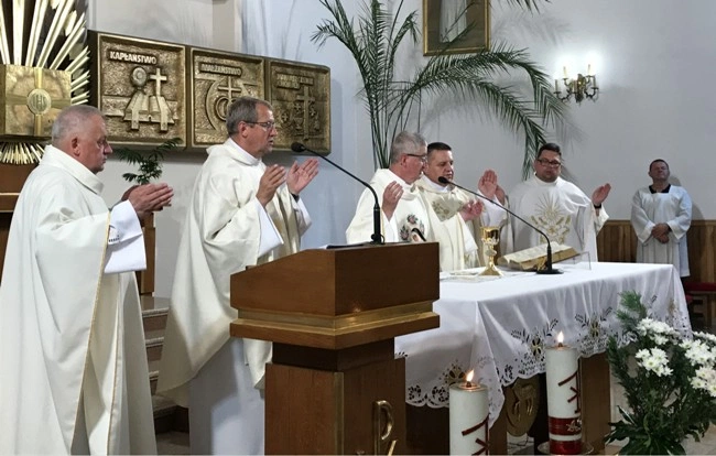 Mszy św. przewodniczył ks. prał. Marek Fituch.