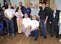 Uczestnicy wydarzenia w Ratuszu Staromiejskim w Elblągu.