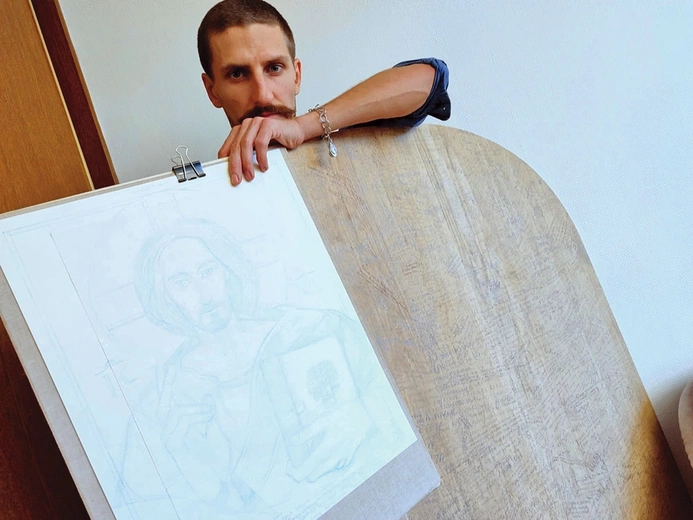 Jako pierwsza warstwa  na desce znalazły się nasze intencje.