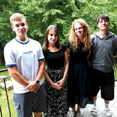 Od lewej: Mateusz, Patrycja, Ania i Fabian. 